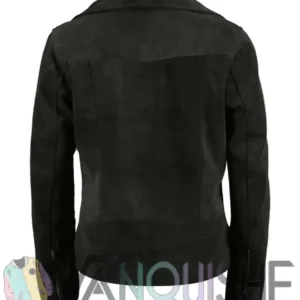 Kristina Corinthos-Davis General Hospital 2026 Kate MansiOlive Green Suede Leather Moto Jacket