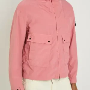 Lamine Yamal Stone Island Pink Hooded Poplin Jacket For Men and Women