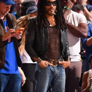 Lenny Kravitz Cleveland Cavaliers v New York Knicks Jacket