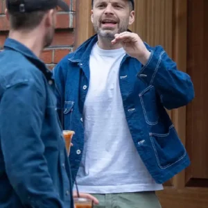 London 2026 Sebastian Stan Denim Jacket
