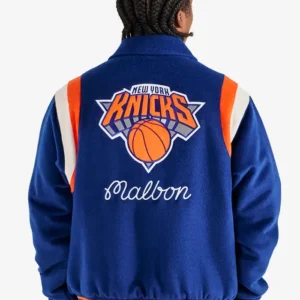 Malbon x Knicks The Garden Varsity Jacket