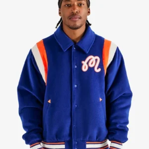 Malbon x Knicks The Garden Varsity Jacket Front