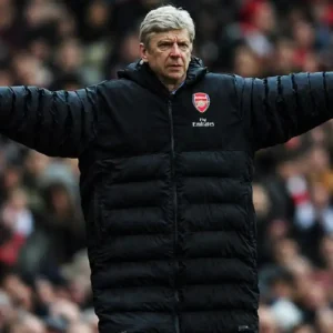 Manager Arsene Wenger Puffer Coat