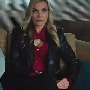 Margo’s Got Money Troubles Michelle Pfeiffer Leather Blazer