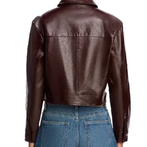 Megan Stalter 2026 TV Series Hacks S05 Kayla Burgundy Leather Jacket