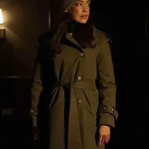 Memory Of A Killer S01 Linda Grant Green Trench Coat