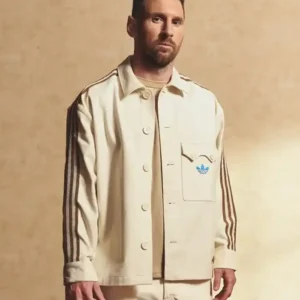 Messi Adidas Cream Track Jacket