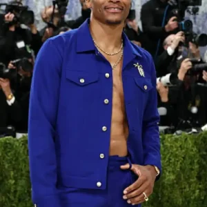 Met Gala 2026 Russell Westbrook Blue Jacket