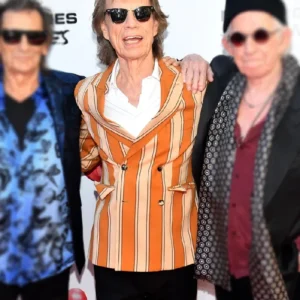 Mick Jagger Brooklyn Striped Blazer