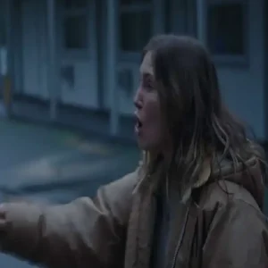 Miranda MacDougall Movie Hunting Matthew Nichols 2026 Tara Nichols Brown Hooded Jacket For Women