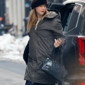 NYC 2026 Jennifer Lawrence Grey Coat