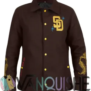 New Era Rotulos Bautista San Diego Padres Brown Jacket
