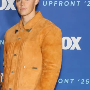 Noah Beck Baywatch Reboot Promo Brown Jacket For Men