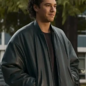 Off Campus Belmont Cameli Black Leather Jacket