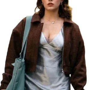 Off Campus Ella Bright S01 Brown Suede Jacket