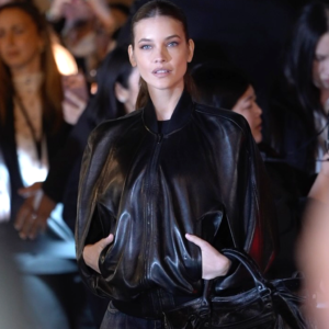 PFW 2026 Barbara Palvin Black Jacket