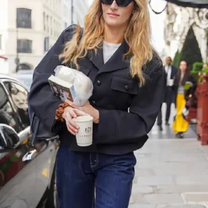 PFW 2026 Sarah Pidgeon Peplum Jacket