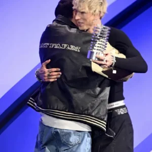Pete Davidson 30th Annual Webby Awards Bomber Leather Jacket