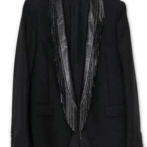 Playboi Carti Saint Laurent SS16 Fringe Blazer