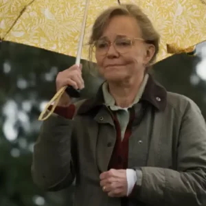 Remarkably Bright Creatures Sally Field Green Jacket