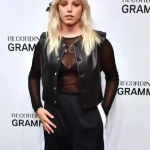 Reneé Rapp The Grammy Museum Leather Vest