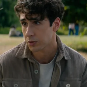 Riley Davis 2026 TV Series Off Campus S01 Sean McCall Grey Corduroy Jacket