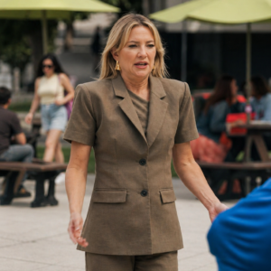 Running Point S02 Kate Hudson Brown Blazer
