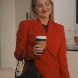 Running Point S02 Kate Hudson Red Blazer