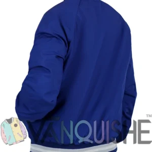 San Diego FC Navy Blue Bomber Jacket Back Look