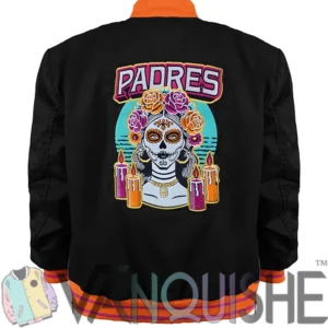 San Diego Padres 2026 City Connect Bomber Jacket Back