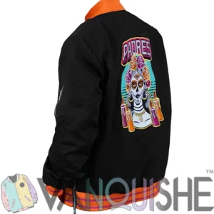 San Diego Padres 2026 City Connect Bomber Jacket Back Look