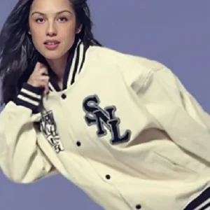 Saturday Night Live S51 Olivia Rodrigo Bomber Jacket