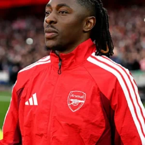 Shop Arsenal FC 26 27 Home Anthem Red Zipper Jacket