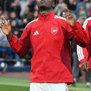 Shop Arsenal FC 2627 Home Anthem Red Zipper Jacket For Men and Women