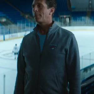 Shop Chad Willett TV Series Off Campus 2026 Coach Jensen Grey Hawks Team Jacket