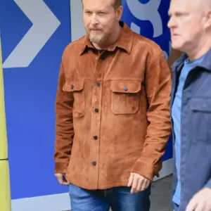 Shop Cole Hauser Premiere Dutton Ranch Brown Suede Leather Jacket
