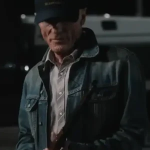 Shop Ed Harris 2026 TV Series Dutton Ranch Everett McKinney Blue Denim Jacket