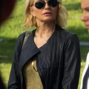 Shop Ellen Barkin TV Series Animal Kingdom Janine Cody Leather Jacket For Women