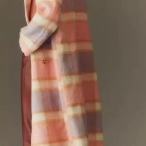 Shop Elsbeth Tascioni TV Series Elsbeth S03 Carrie Preston Pink & Purple Long Coat For Women