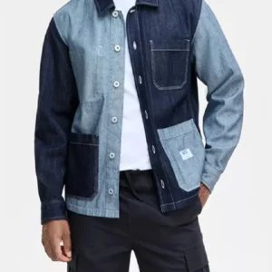 Shop Gutierrez Riley 2026 TV Series Off Campus S01 Dexter Miles Blue Denim Jacket