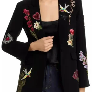 Shop Jean 2026 TV Series Smart Hacks S05 Deborah Vance Black Graphic Blazer