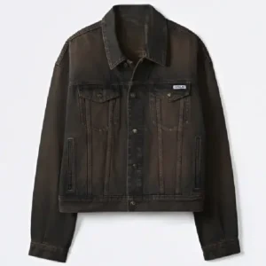 Shop Jungkook Calvin Klein 90s Black Denim Trucker Jacket