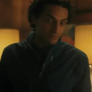Shop Karan Soni 2026 TV Series The Boroughs Toby Navy Blue Track
