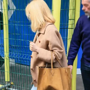 Shop Kelly Reilly Dutton Ranch Premiere Beige Wool Coat