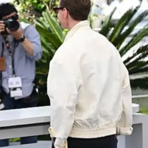 Shop Michael Fassbender 79th Annual Cannes Film Festival Cream Jacket