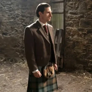 Shop Mitchell Robertson 2026 TV Series Half Man Young Niall Brown Wool Blazer
