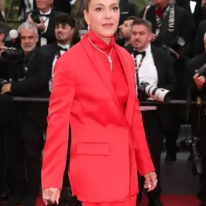 Shop Monia Chokri 79th Annual Cannes Film Festival Red Blazer For Women