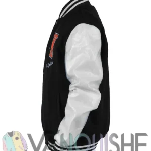 Shop Ny Knicks Black And Off White Wool Varsity Jacket For Men and Women
