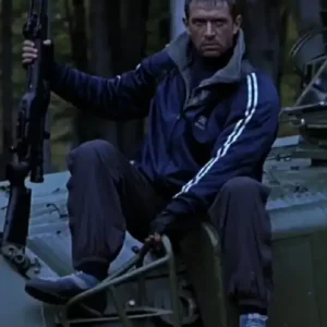 Shop Olympics Sasha Sarajevo 84 Blue and Grey Jacket