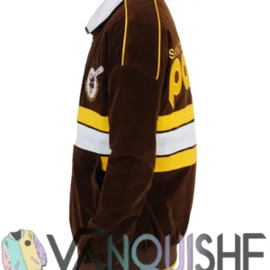Shop Pro Baseball San Diego Padres Brown Velvet Jacket for Men and Women